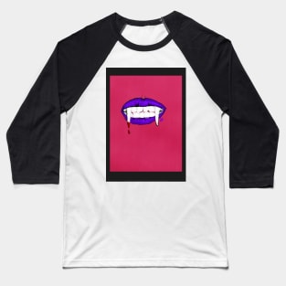 Vampire fangs Baseball T-Shirt